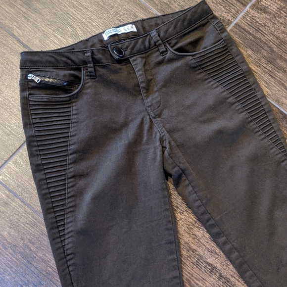 ZARA Basic Z1975 Power Stretch Olive Skinny Jean - Picture 5 of 12